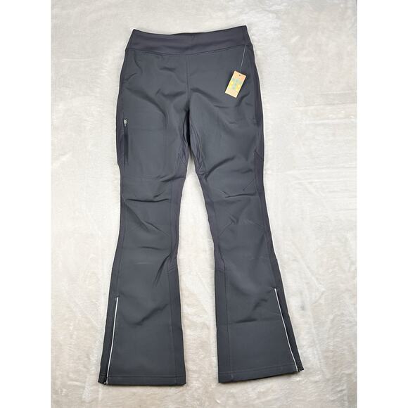 Title Nine Pants Women’s Size Small Grey Cold Killer Boot Cut Ankle Zip Outdoors - Picture 1 of 12